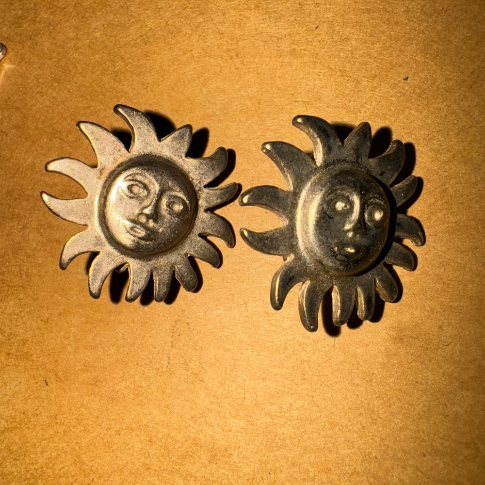 Silvertone Boho Earthy Style Earring Bundle - image 8